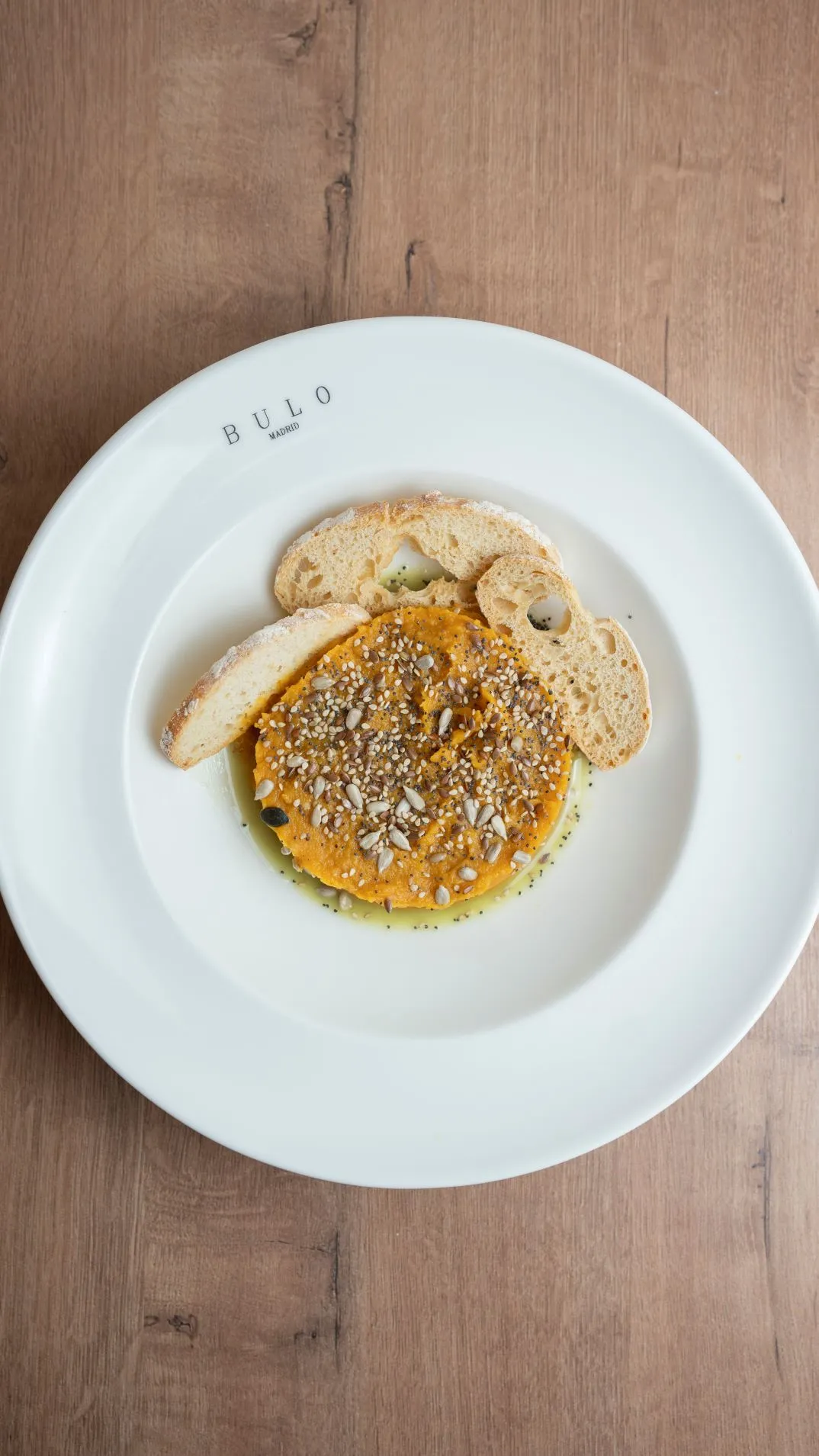 Hummus de boniato y calabaza